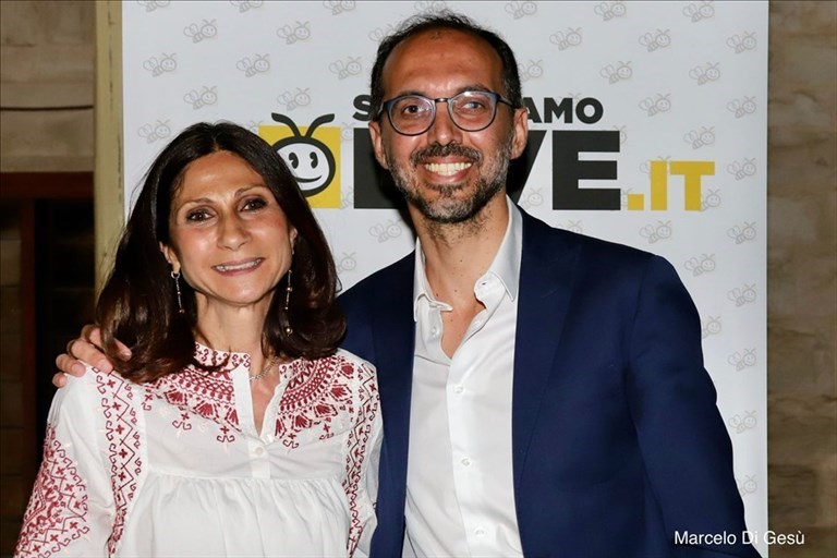 I candidati alla carica di sindaco Michela Nocco e Vincenzo Casone