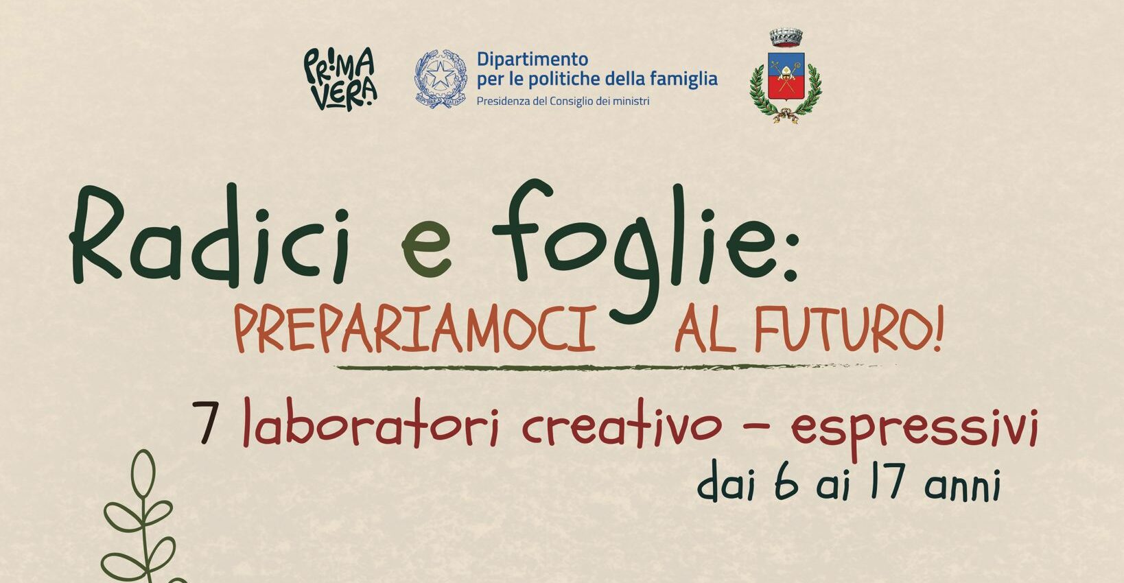 Tutto pronto per i corsi “Radici e Foglie” proposti da La Primavera Aps